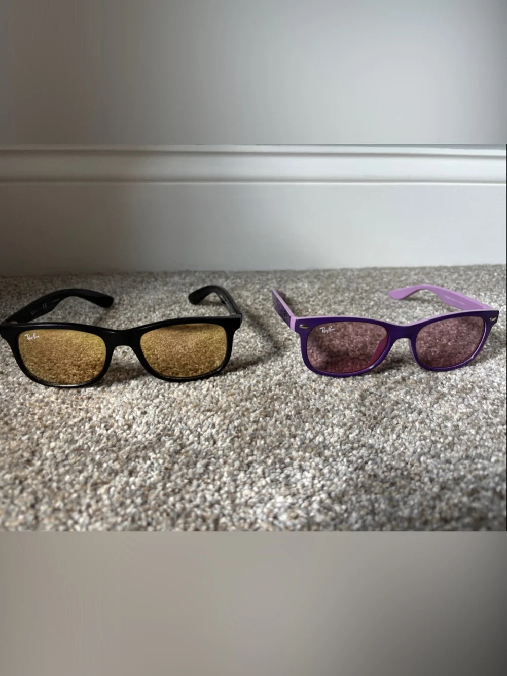 Ray-Ban Kid’s Purple and Black Sunglasses Set